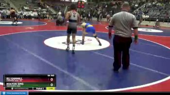 5A 160 lbs Champ. Round 1 - Kolton Sims, Van Buren High vs Eli Gammill, Lakeside High, AR