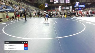 165 lbs Cons 16 #1 - Jordan Chapman, NJ vs Christopher Crawford, NY