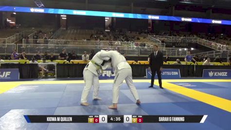 Sarah G Fanning vs Kiowa M Quillen 2025 Pan Jiu Jitsu IBJJF Championship