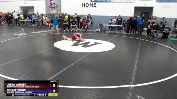 90 lbs Semifinal - Sophie White, Pioneer Grappling Academy vs Jessa Winger, Soldotna Whalers Wrestling Club