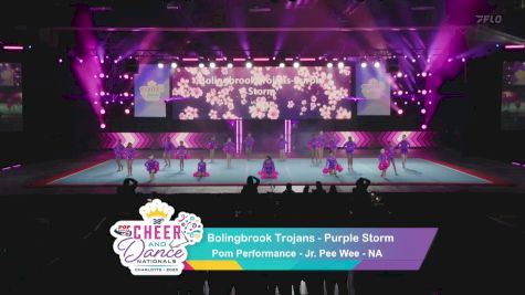 Bolingbrook Trojans - Purple Storm [2025 Pom Performance - Jr. Pee Wee - NA] 2025 Pop Warner National Cheer & Dance Championship