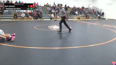 J-12 lbs Quarterfinal - Max George, DC Elite vs Branzen Butteris, Lisbon Mat Pack