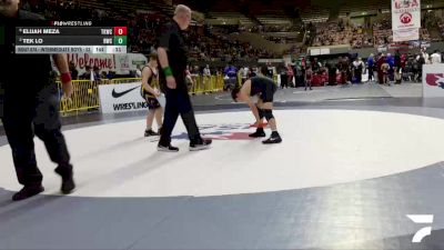 Intermediate Boys - 93 lbs Cons. Round 5 - Rocco Orozco, Vacaville Wrestling Club vs Justus Davidson, Legion Wrestling Club