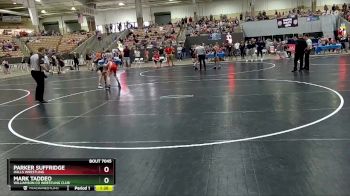 115 lbs Quarterfinal - Mark Taddeo, Williamson Co Wrestling Club vs Parker Suffridge, Halls Wrestling