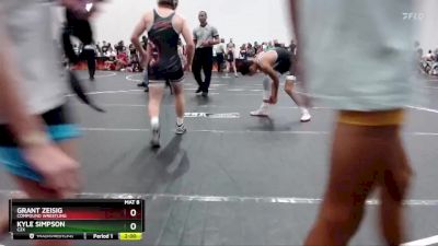 129 lbs Quarterfinal - Grant Zeisig, Compound Wrestling vs Kyle Simpson, C2X