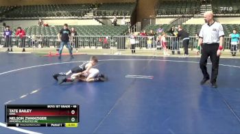 46 lbs Round 2 - Tate Bailey, Iowa vs Nelson Zwanziger, Immortal Athletics WC