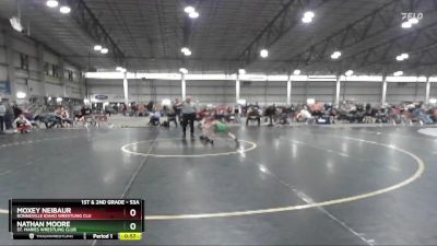53A Semifinal - Moxey Neibaur, Bonneville Idaho Wrestling Clu vs Nathan Moore, St. Maries Wrestling Club