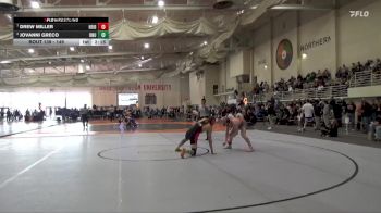 149 lbs Quarterfinal - Drew Miller, Heidelberg vs Jovanni Greco, Ohio Northern