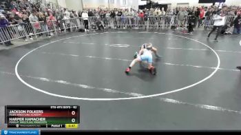 82 lbs Champ. Round 1 - Jackson Folkers, Moen Wrestling Academy vs Harper Hamacher, Pursuit Wrestling Minnesota