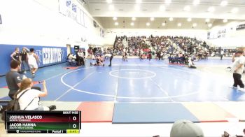 150 lbs Cons. Round 4 - Jacob Hanna, South High School vs Joshua Velasco, North Torrance