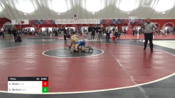 141 lbs Prelims - Alex Blake, Clarion vs Danny Bertoni, Univ Of Maryland