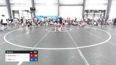 100 lbs Rr Rnd 5 - Cole Schwartz, The Hunt Wrestling Club vs Cooper Blair, Maine Trappers