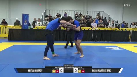 Pablo Martínez Sanz vs Khetag Moraov 2026 Pan IBJJF Jiu-Jitsu No-Gi Championship