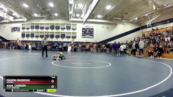 106 lbs Cons. Round 5 - Mason Massouh, Revere vs Kahl Cannon, Clay (Oregon)