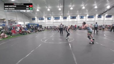 132 lbs Round 3 (6 Team) - Josh Sheets, Team 922 vs Gabe Umstead, FORGE