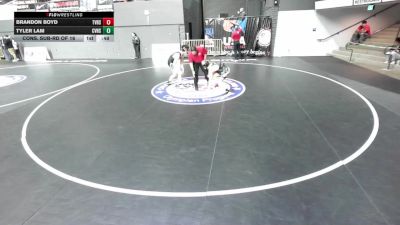 144 lbs Cons. Sub-rd Of 16 - Brandon Boyd, Temecula Valley High School Wrestling vs Tyler Lam, Castro Valley High School Wrestling