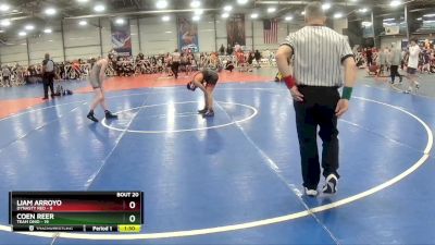 96 lbs Rd# 8- 12:30pm Saturday Final Pool - Coen Reer, Team Ohio vs Liam Arroyo, Dynasty RED