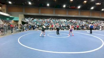 155 lbs Champ. Round 3 - Taylor McGuire, Grace M Davis vs Hailey Sandoval, Lassen