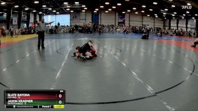 84 lbs Rd# 6- 9:00am Saturday Final Pool - Slate Bayona, Cali Red vs Jaxon Kraemer, Untouchables