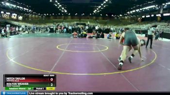 285 lbs Champ. Round 3 - Kolton Weaver, Point Pleasant vs MITCH TAYLOR, Vestavia Hills