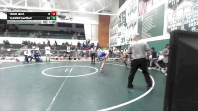 190 lbs 1st Place Match - Mason Savidan, St John Bosco vs Julio Leija, Trabuco Hills