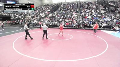 6A 155 lbs Semifinal - Madison Sherman, Skyridge vs Naidelyn Lucio, Mountain Ridge