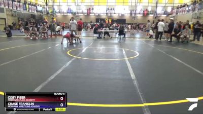 106 lbs Round 5 - Coby Fiser, Moen Wrestling Academy vs Chase Franklin, Ironhawk Wrestling Academy