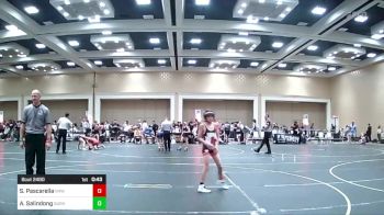 78 lbs 5th Place - Santino Pascarella, Vhw vs Aiden Salindong, Durham Elite