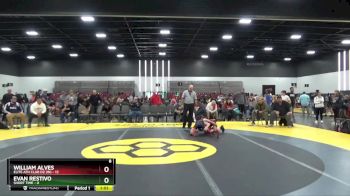 85 lbs 2nd Wrestleback (8 Team) - William Alves, Elite Ath Club DZ (IN) vs Evan Restivo, Short Time