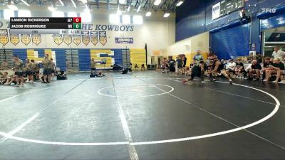 190 lbs Semis & Wb (16 Team) - Landon Dickerson, Alpha WC vs Jacob Rodriguez, Westside Wrestling