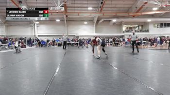 125 lbs Champ. Round 1 - London Gandy, Flossmoor (Homewood-F.) vs Liliana Mason, Lakota East High School