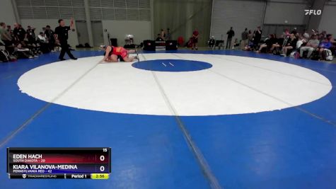 235 lbs Placement Matches (8 Team) - Eden Hach, South Dakota vs Kiara Vilanova-Medina, Pennsylvania Red