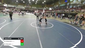 81 lbs Consi Of 8 #2 - Braxton Entenman, Wolfpack WC vs Magnus McLeod, Black Fox Wr Ac