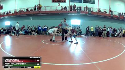 165 lbs Cons. Round 2 - Lane Peachee, North Knox Wrestling Club vs Noah Hollendersky, Unattached