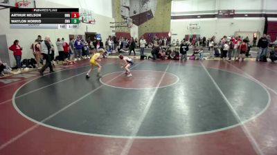 74 lbs Semis - Waylon Norris, Summit Wrestling Academy vs Arthur Nelson, Blaine Wrestling Association