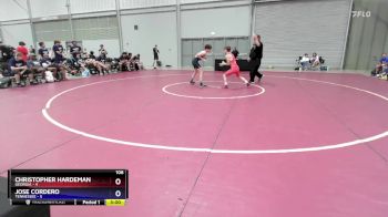106 lbs Placement Matches (8 Team) - Christopher Hardeman, Georgia vs Jose Cordero, Tennessee
