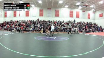 132 lbs Semifinal - Desmond Childers, Copley vs Darrell Leeson, Lutheran West