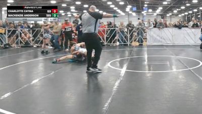 110 lbs Round 1 (9am Friday) - Mackenzie Anderson, Team VA/USA vs Charlotte Catina, NEWHALE