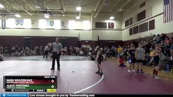 PW-14 lbs 5th Place Match - Nash Wulfekuhle, Eastern Iowa Wrestling Club vs Aleck Martinez, Postville Wrestling