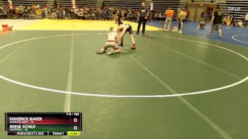 105 lbs 5th Place Match - Maverick Baker, Mankato West vs Reese Schild, Chatfield