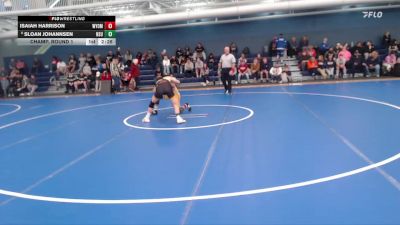 125 lbs Champ. Round 1 - Isaiah Harrison, Wyoming vs Sloan Johannsen, Northern State