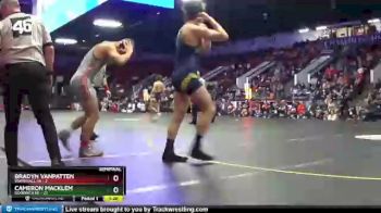 171 lbs Semifinals (8 Team) - Cameron Macklem, Goodrich HS vs Bradyn VanPatten, Whitehall HS