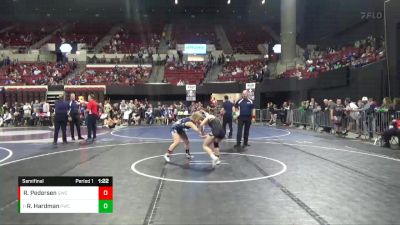 106 lbs Semifinal - Randi Hardman, Pioneer Wrestling Club vs Riley Pedersen, Glasgow Wrestling Club