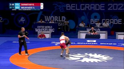 72 kg 1/8 Final - Gevorg Sahakyan, Poland vs Shmagi Bolkvadze, Georgia