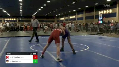133 lbs C Of 8 #1 - Jacob Van Dee, Nebraska vs Julian Farber, Northern Iowa