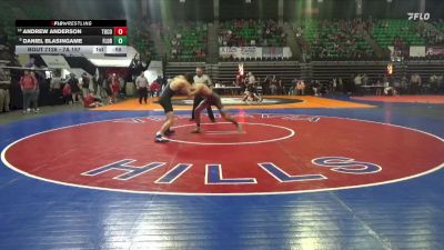 7A 157 lbs Cons. Round 1 - Andrew Anderson, Tuscaloosa County vs Daniel Blasingame, Florence