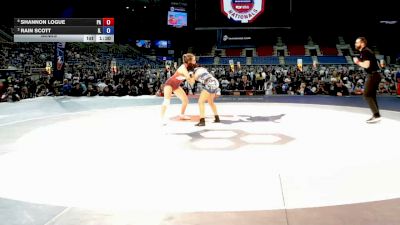 135 lbs Semis - Shannon Logue, Pennsylvania vs Rain Scott, Illinois
