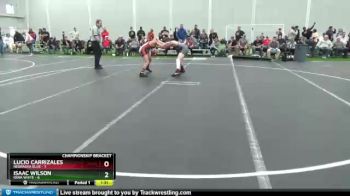 120 lbs Cross Bracket (8 Team) - Lucio Carrizales, Nebraska Blue vs Isaac Wilson, Iowa White