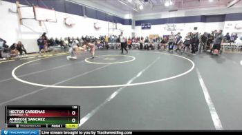 126 lbs Semis & 1st Wrestleback (8 Team) - Ambrose Sanchez, Chiawana vs Hector Cardenas, Kennewick