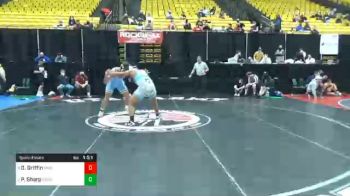 220 lbs Semifinal - DeShawn Griffin, Unattached 104 vs Paul Sharp, Unattached 90